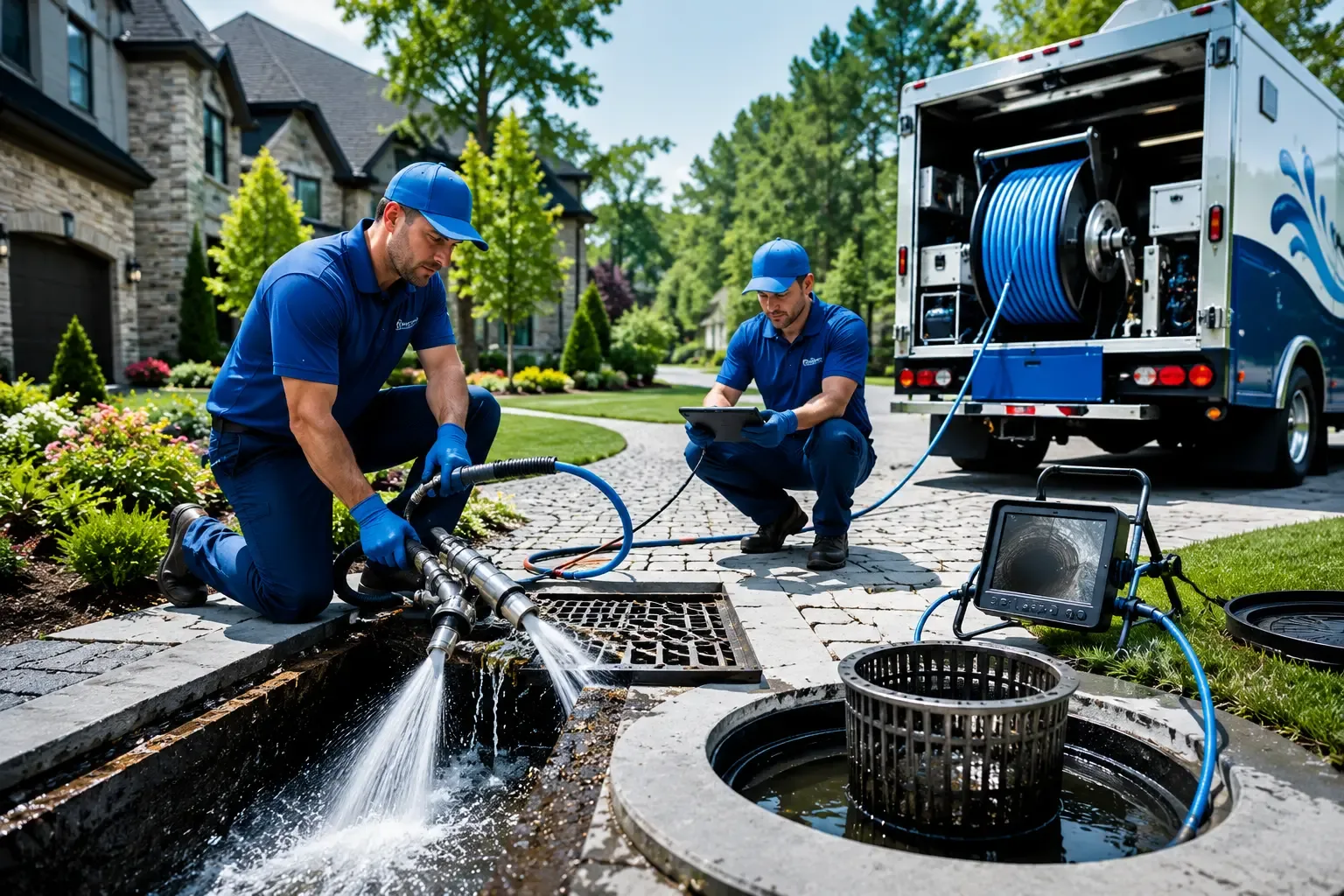 Local outdoor drain cleaning professionals in Plymouth, PA